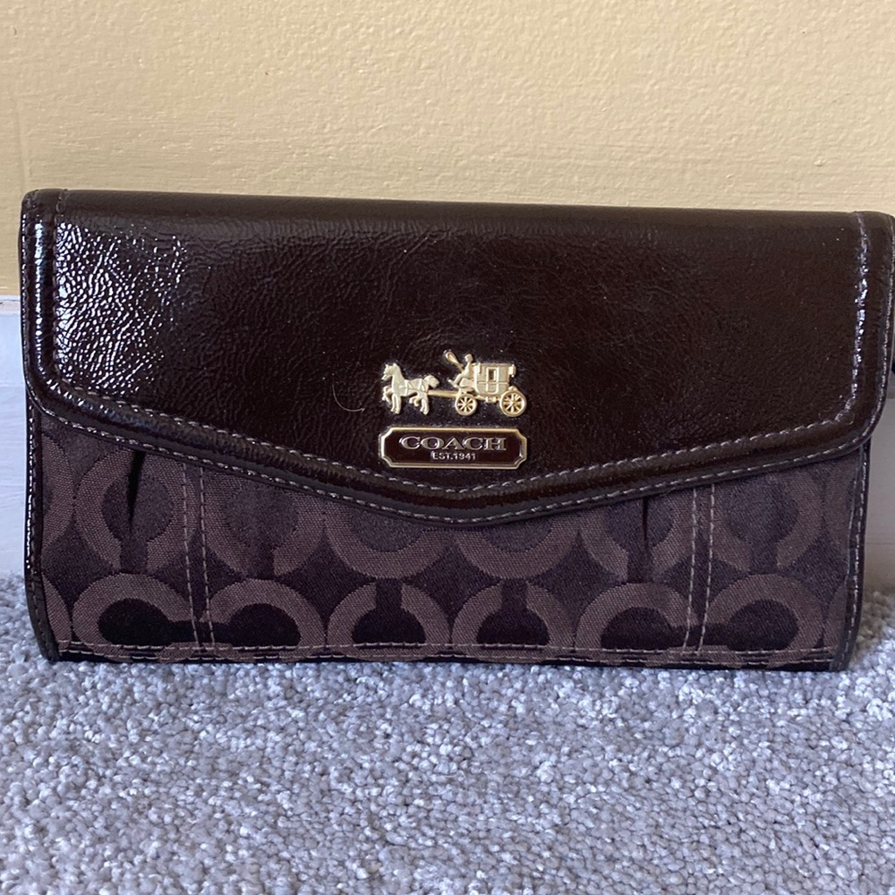 Brown Coach wallet